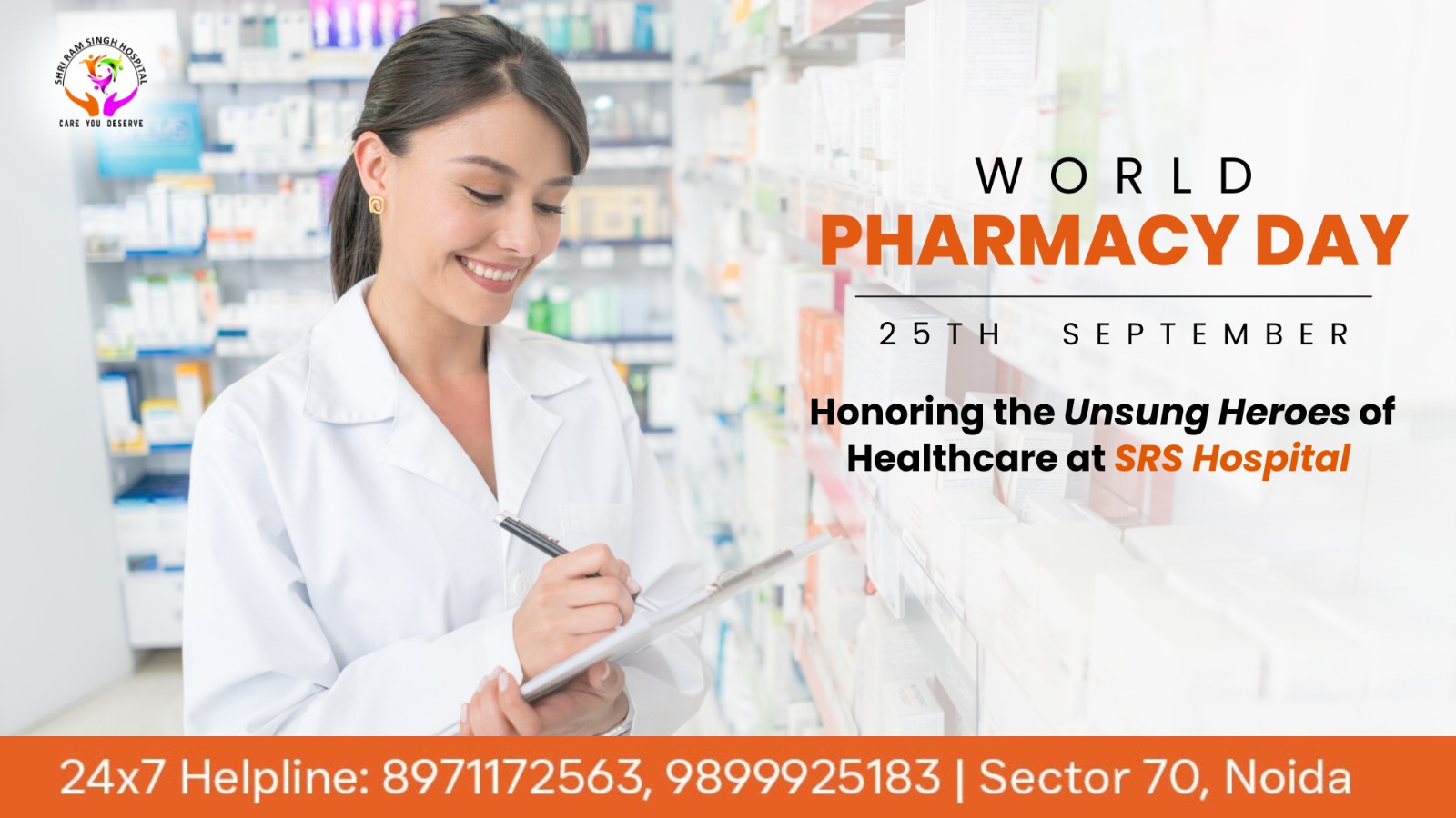 World Pharmacy Day 2025: Honoring the Unsung Heroes of Healthcare at SRS Hospital, Noida